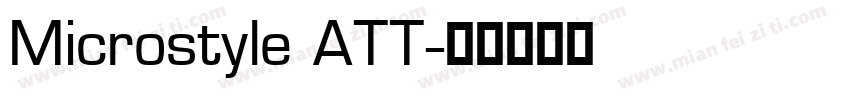 Microstyle ATT字体转换